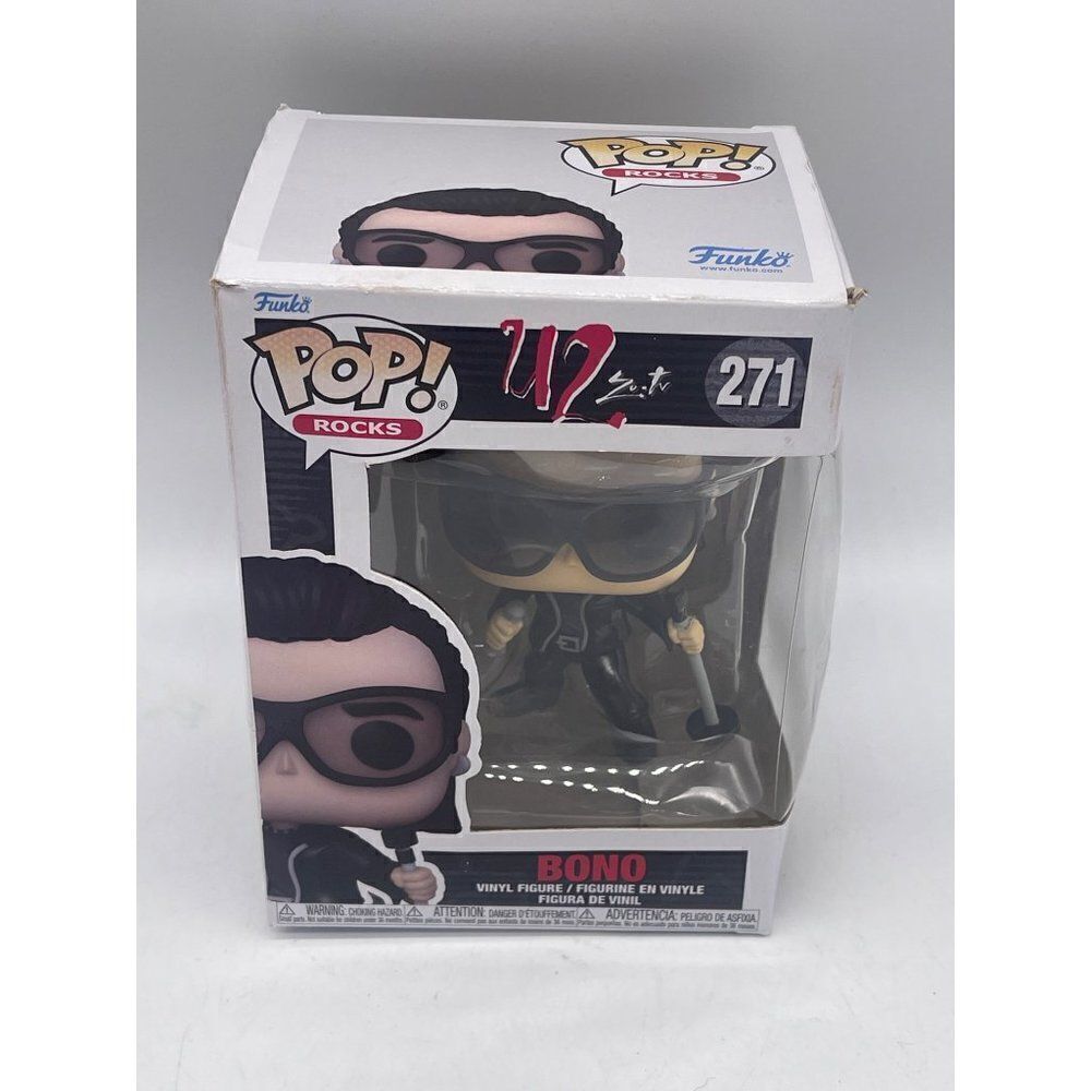 Funko Pop Rock Bono 271 U2 Vinyl Figure Collectible